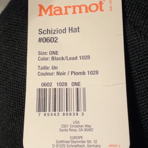 Marmot Schizoid beanie visor hat - Picture 4 of 7